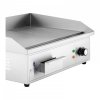 Płyta grillowa - 548 x 350 mm - gładka i ryflowana - 3000 W ROYAL CATERING 10012023 RCPG42-M